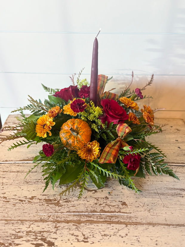 Thanksgiving Candle Centerpiece